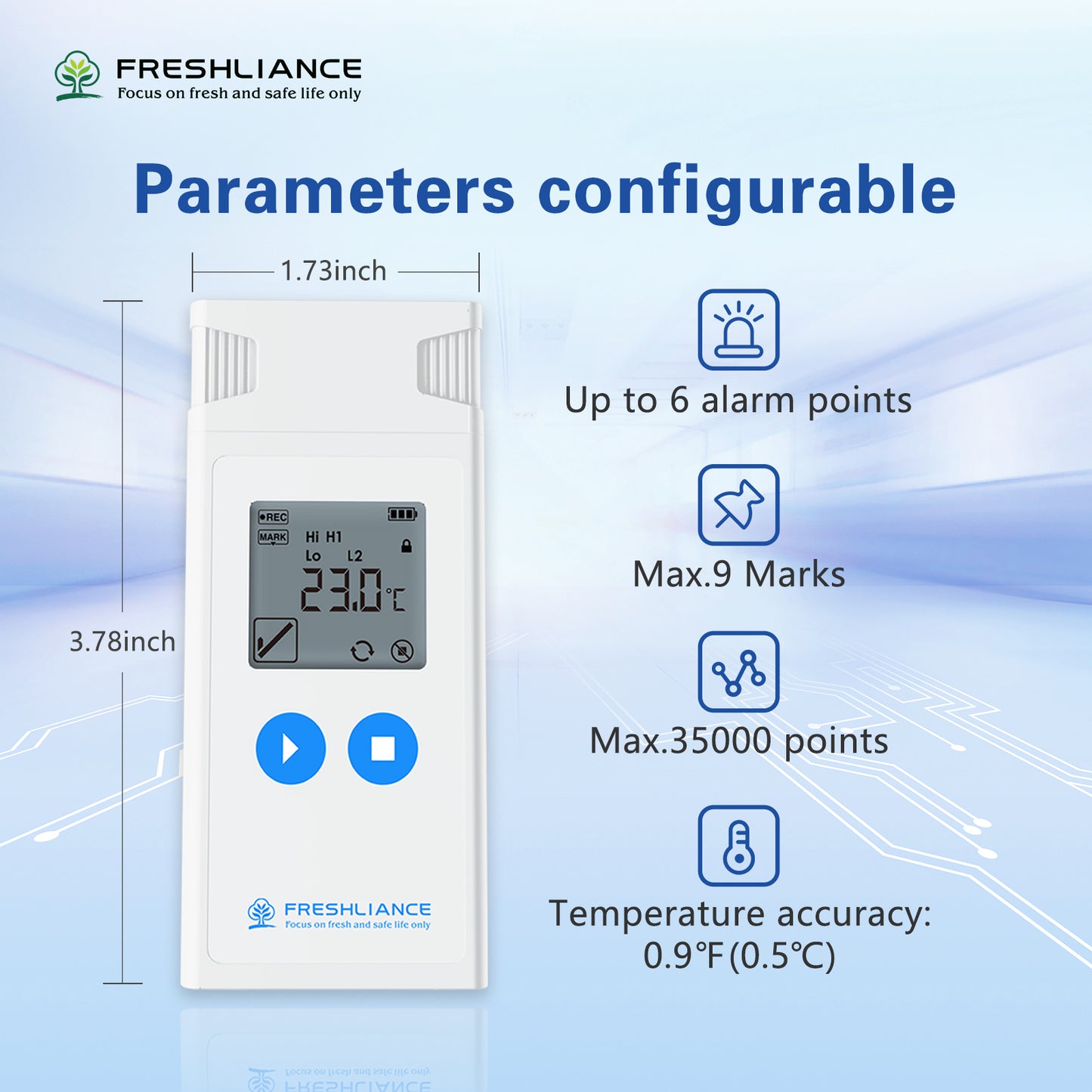 Atlas Log-IUT Temperature Data Logger