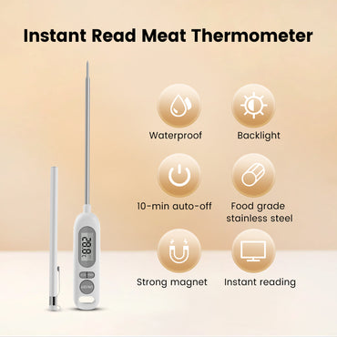Waterproof Instant Read Food Thermometer