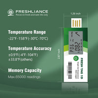 Fresh Tag 1D LCD Temperature Data Logger