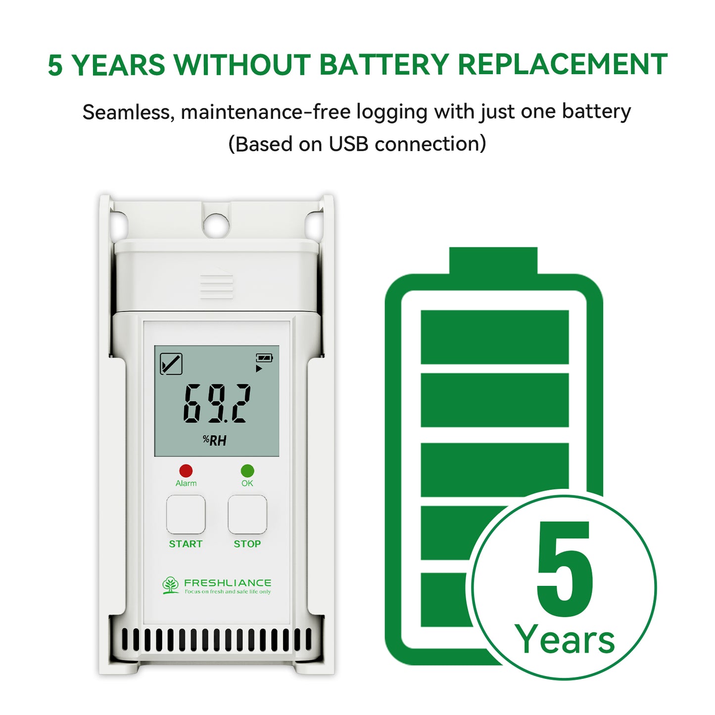 Atlas Pro-TH-BLE USB Temperature & Humidity Data Logger