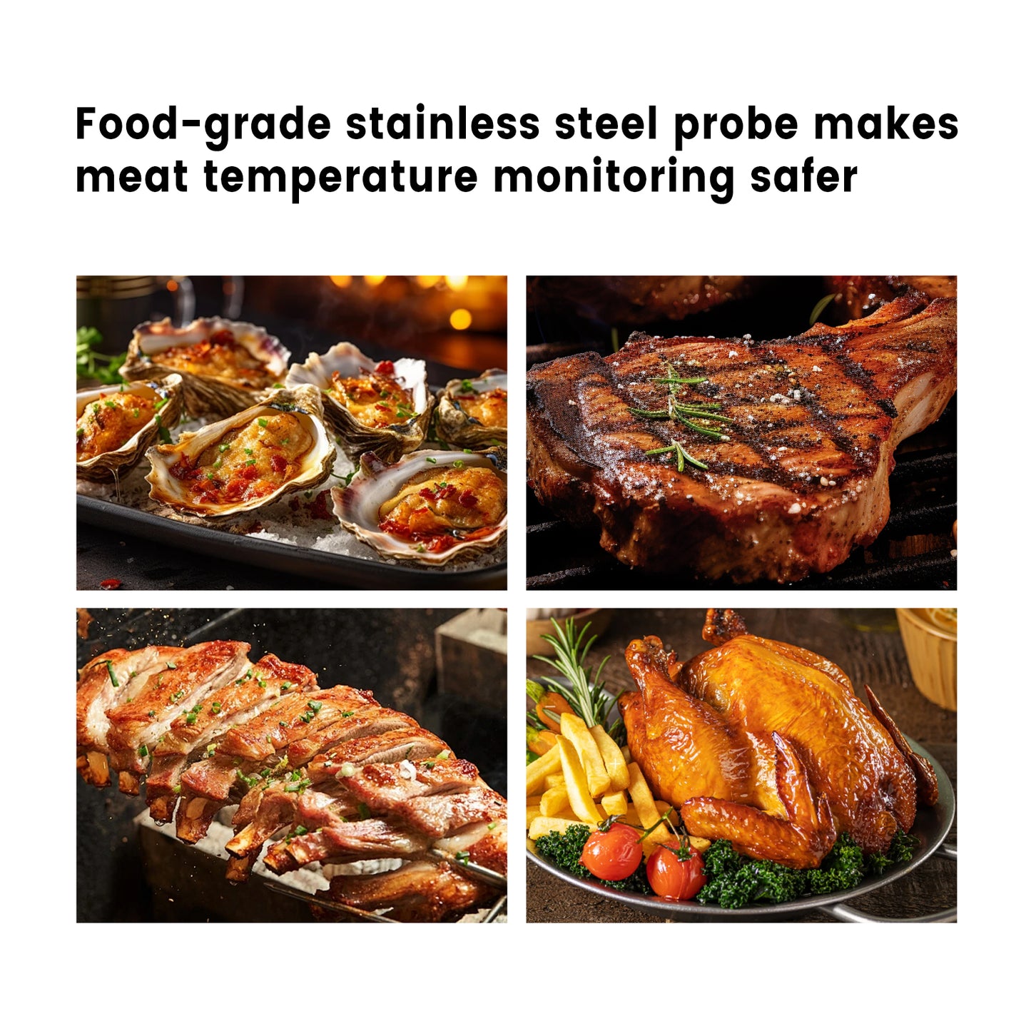 Waterproof Instant Read Food Thermometer