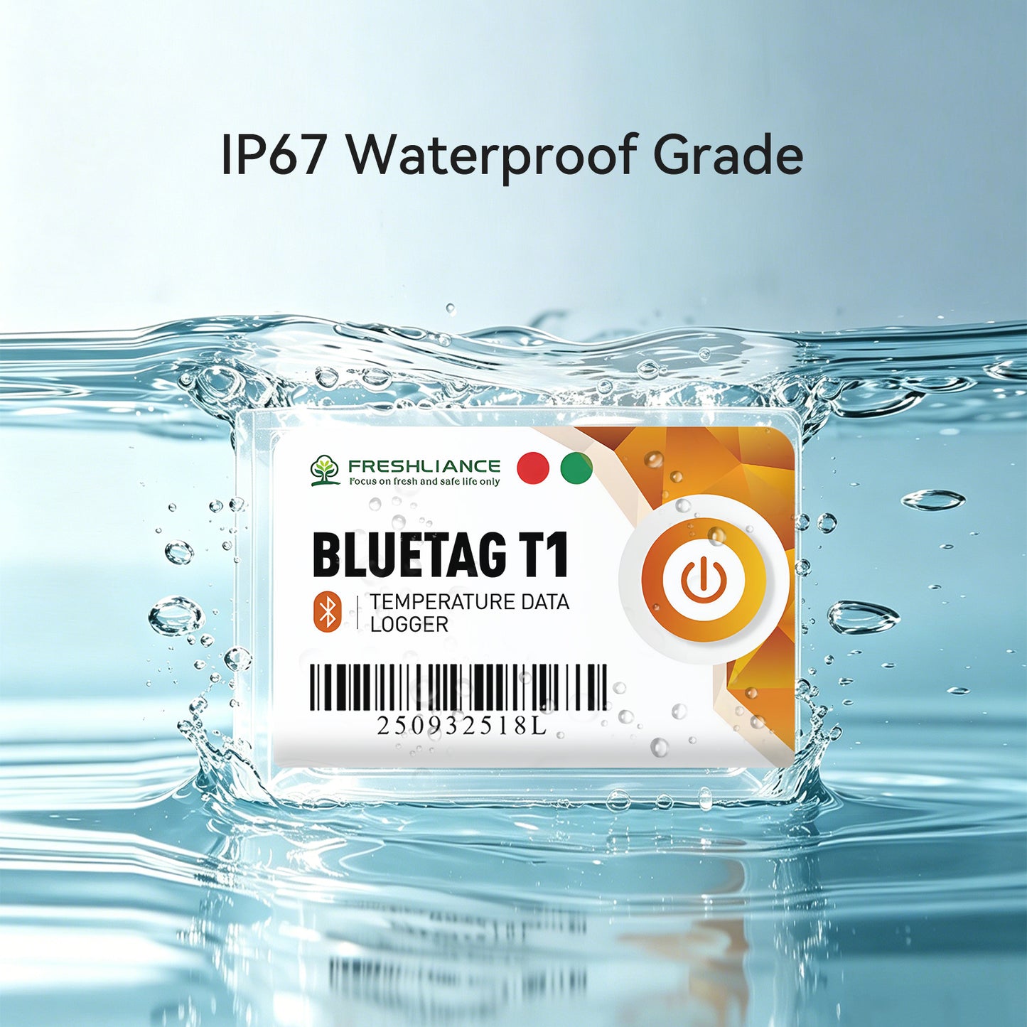 Blue Tag T1 Bluetooth Single-Use Temperature Data Logger